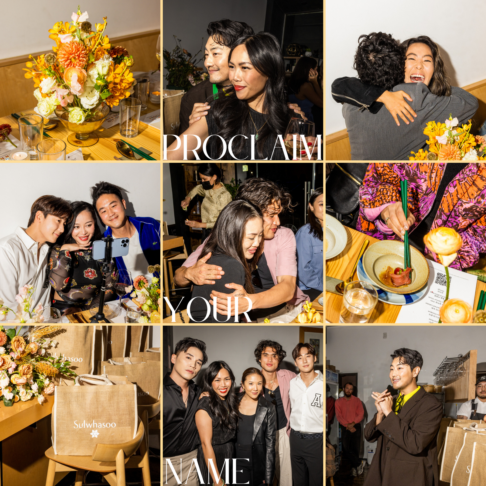 Charles Melton, Michelle Phan, Kevin Woo and others at the Sulwhasoo dinner in Los Angeles