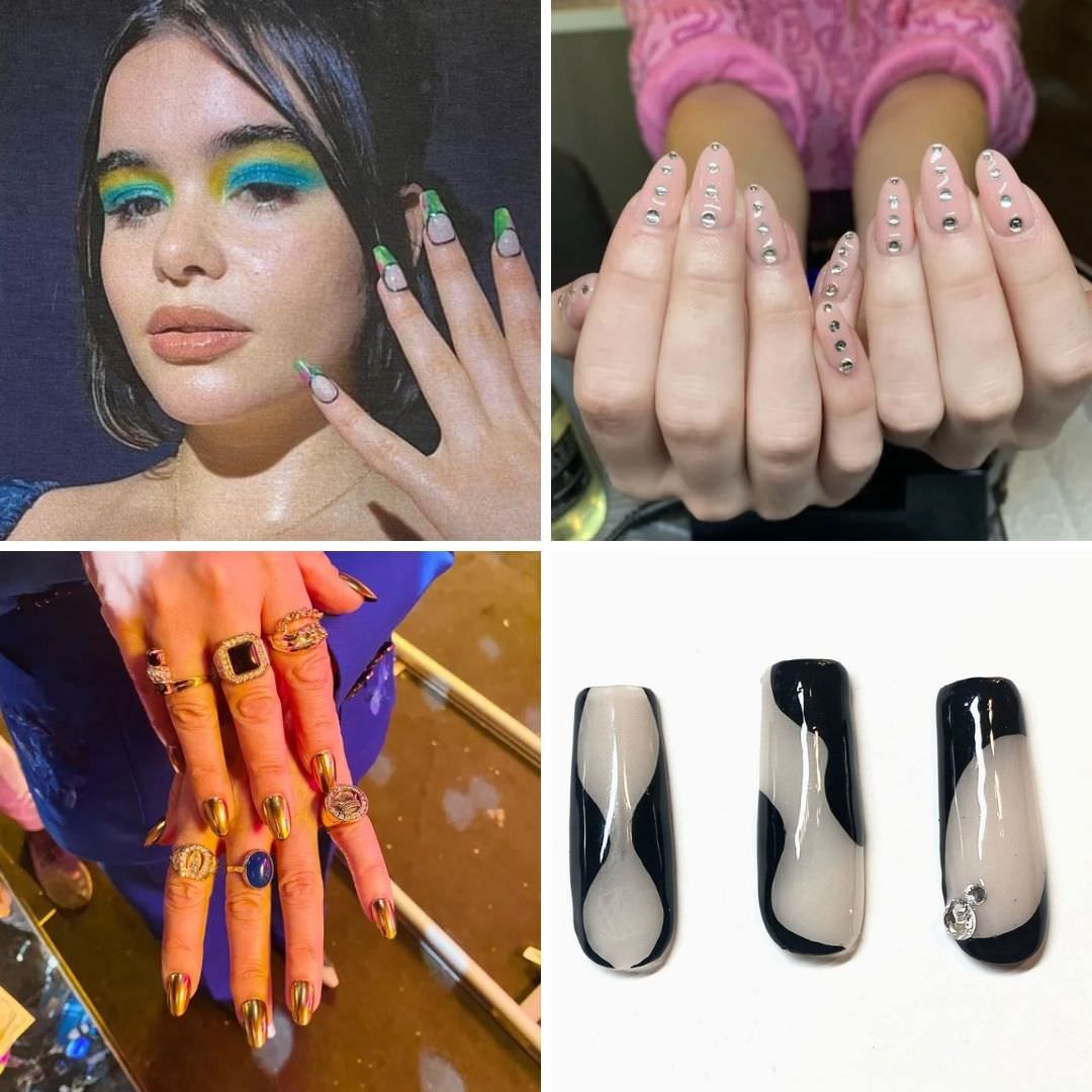 Barbie's nails, Cassie's nails, Fez's Grandma and her nails, Maddy's nails