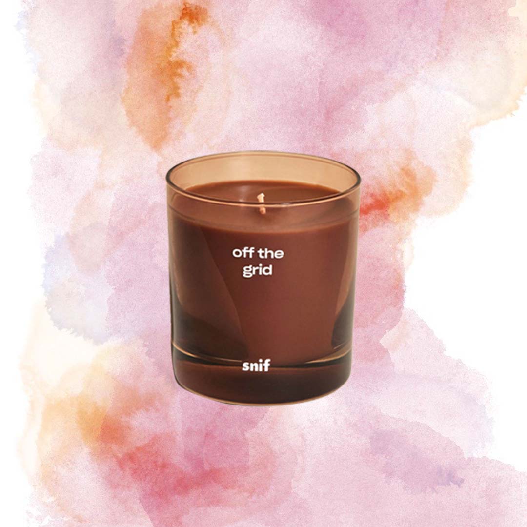 Brown candle