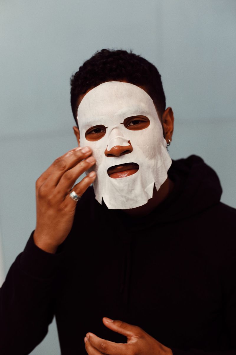 Can a guy actually be attractive with a sheet mask on?