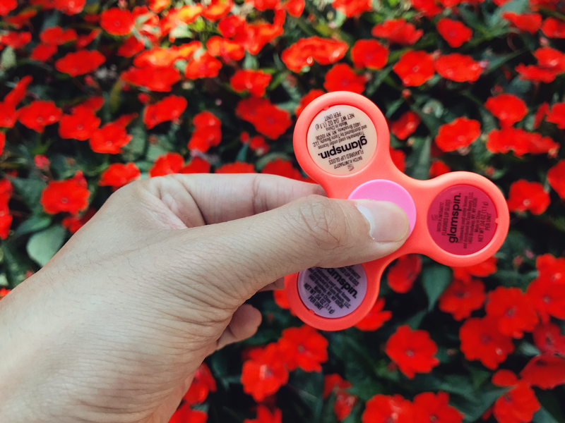 We tested the fidget spinner that’s also a lip balm