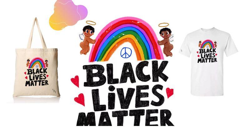 Our Pride x BLM merch collaboration with Chanel’s playlist illustrator is magical, adorable and powerful