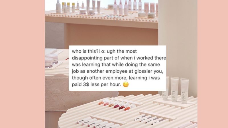 Glossier laid off its entire retail staff and the backlash just got real