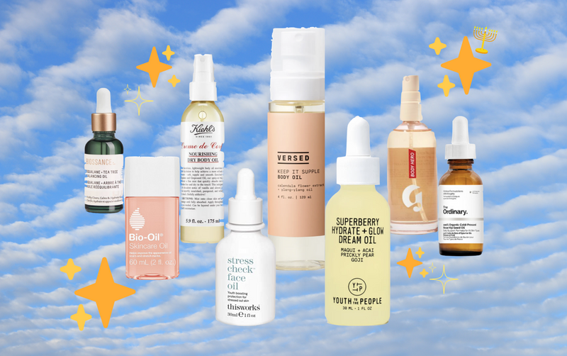 8 face and body oils for the 8 crazy nights of Hanukkah