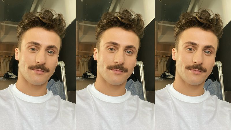 How the TikToker who reenacts scenes from your favorite movies keeps his impressive mustache groomed
