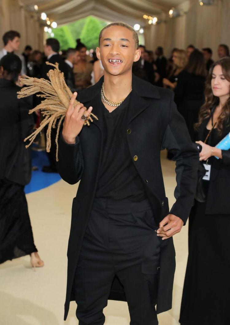 Jaden Smith Wears Louis Vuitton Womenswear & Heels to the Met Gala