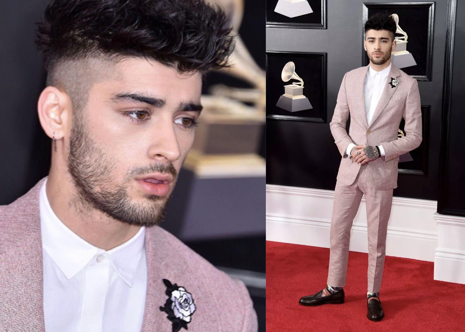 Here's how to get Zayn Malik's Grammys 2018 hair and skin