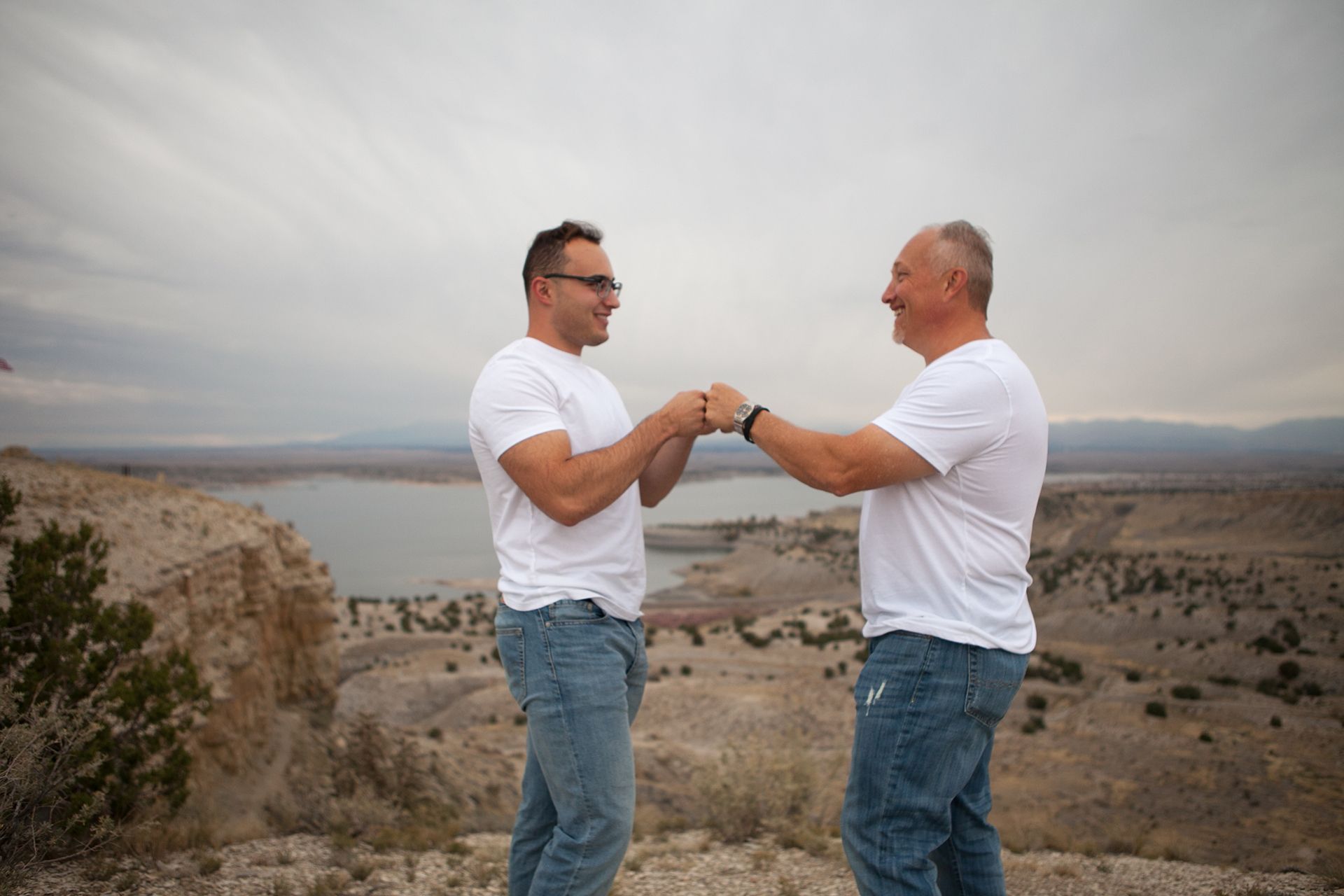 Gillette father and son