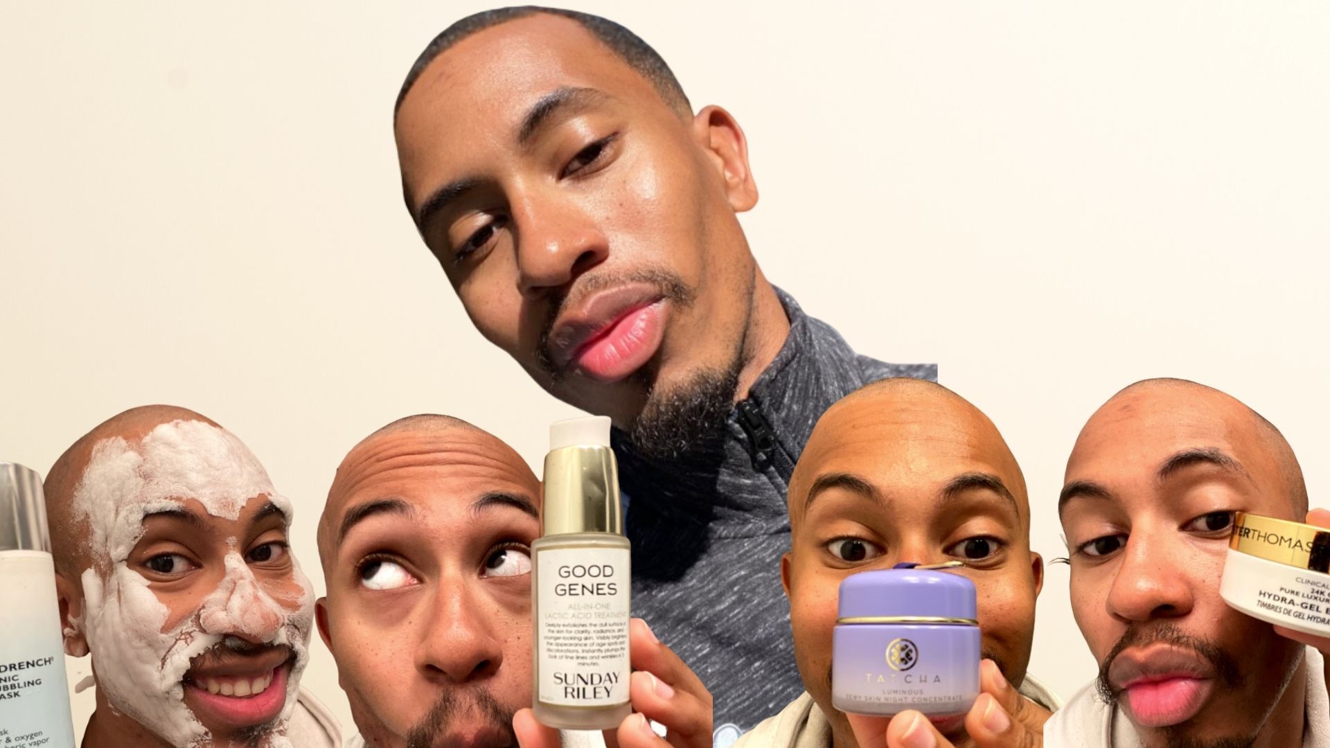 Kalen Allen skincare regimen