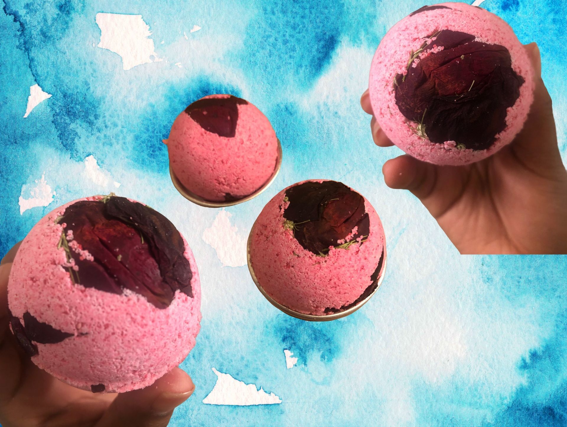 This is the easiest way to make your own bath bombs pic