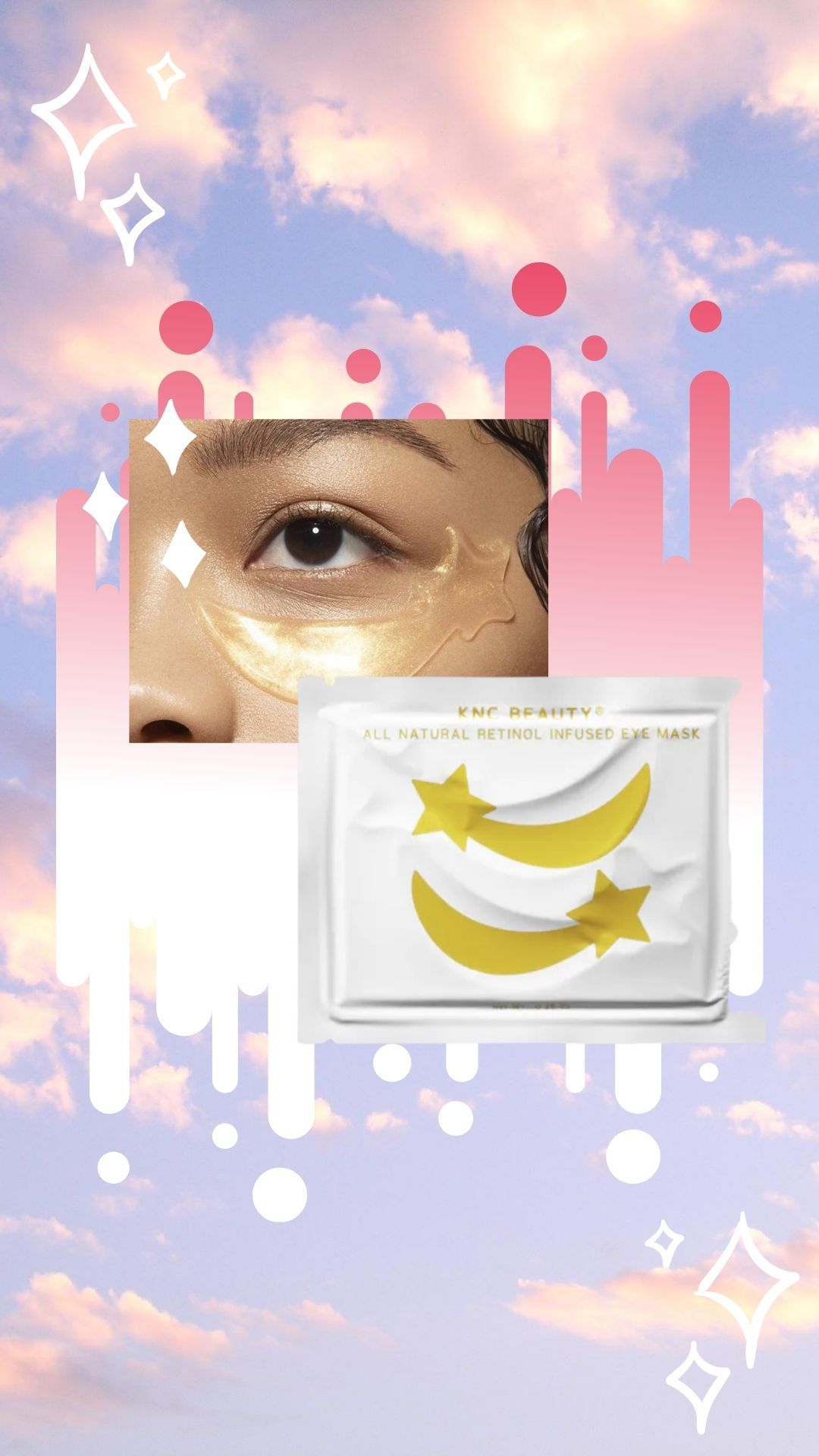 KNC Beauty All-Natural Retinol Infused Eye Mask