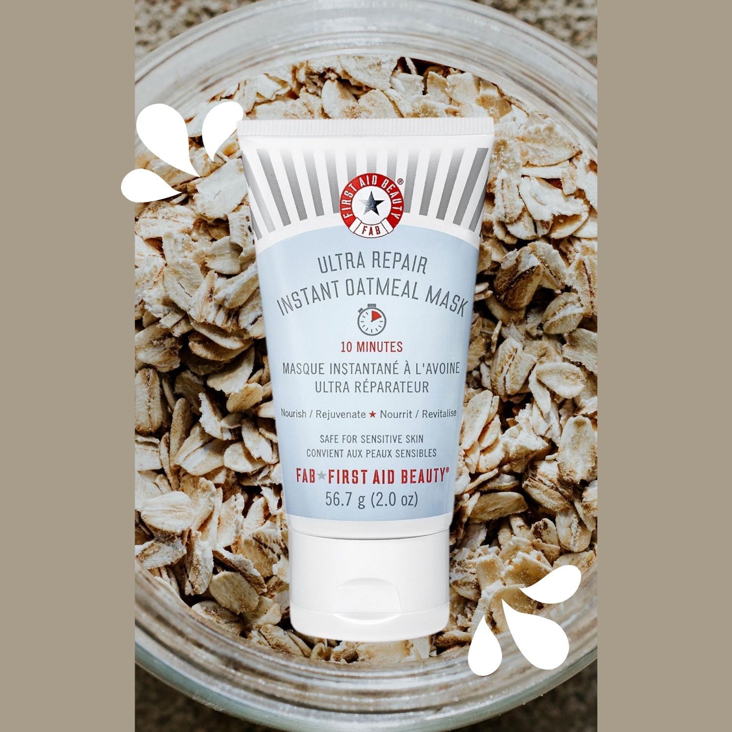 First Aid Beauty Ultra Repair Instant Oatmeal Mask ($24)