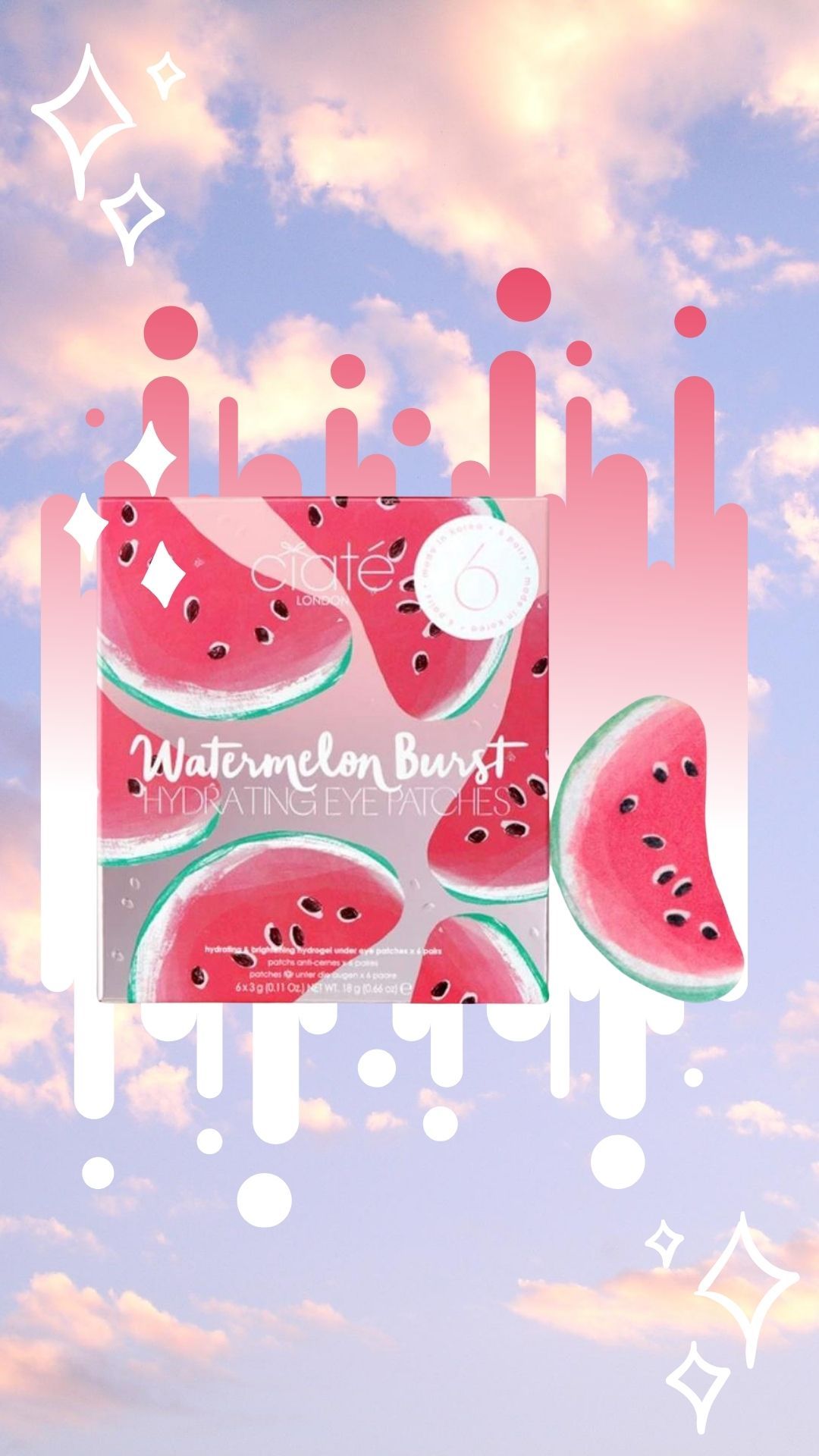 Ciate London Watermelon Burst Hydrating Eye Patches