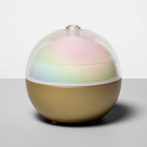 white gold orb diffuser