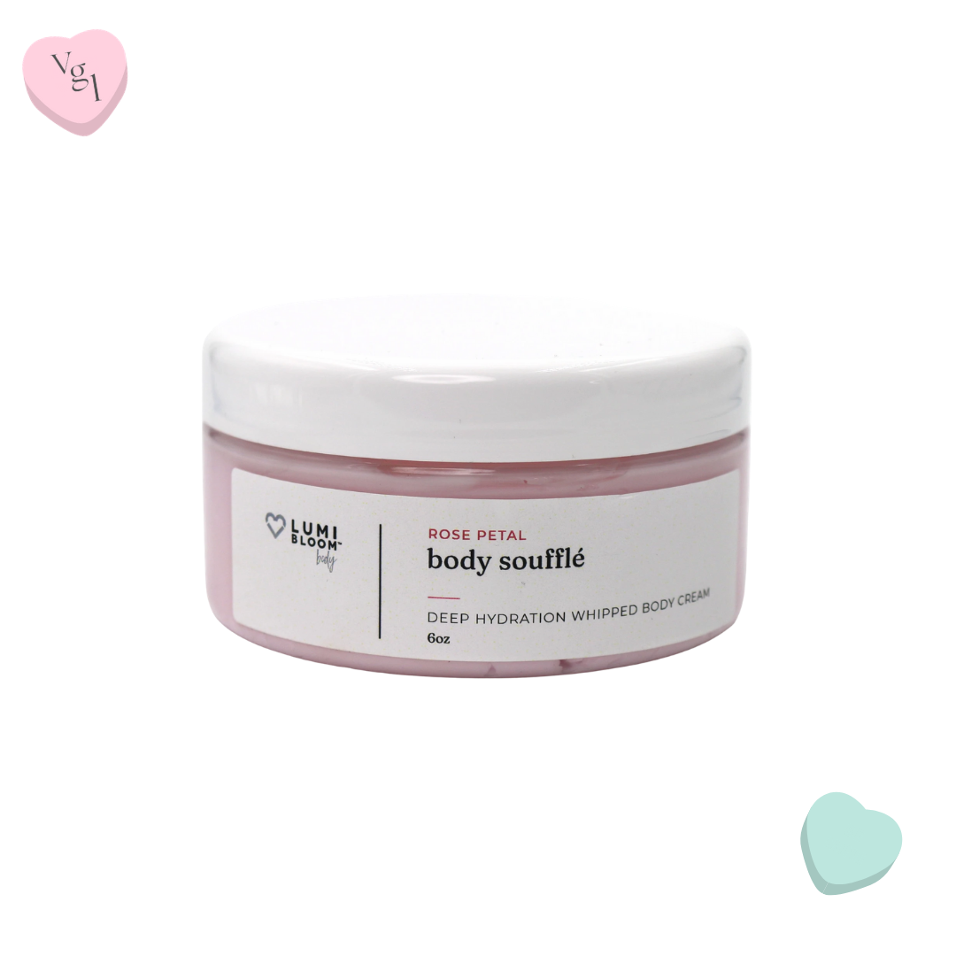 Lumi Bloom Rose Petal Body Souffle