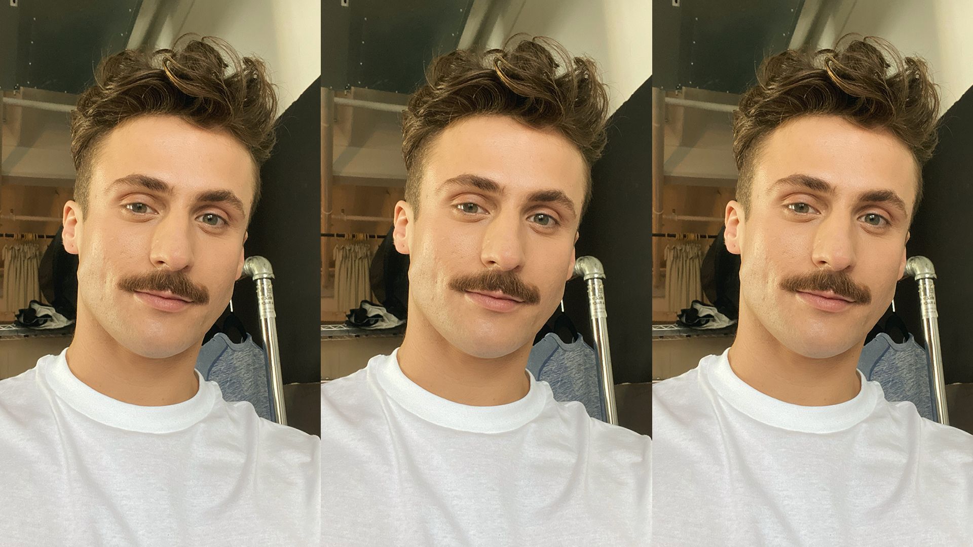 How the TikToker who reenacts scenes from your favorite movies keeps his  impressive mustache groomed - Very Good Light